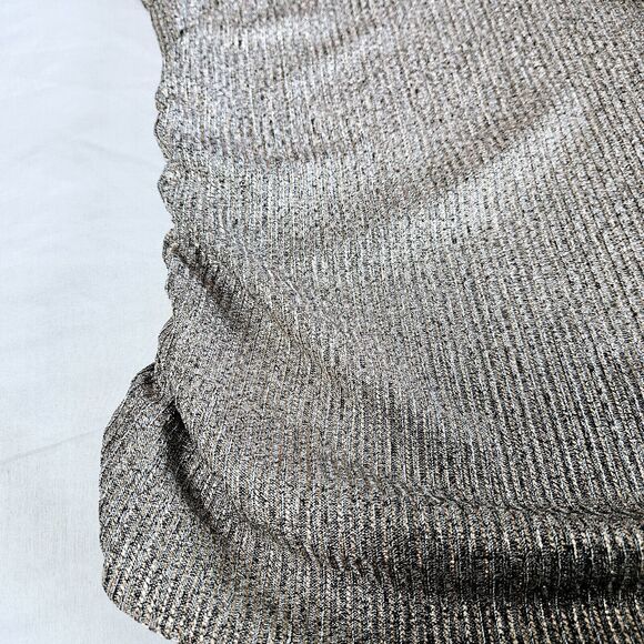 White House Black Market Womens Blouse Gold Size Small Polyester Blend Stretch - Picture 11 of 12